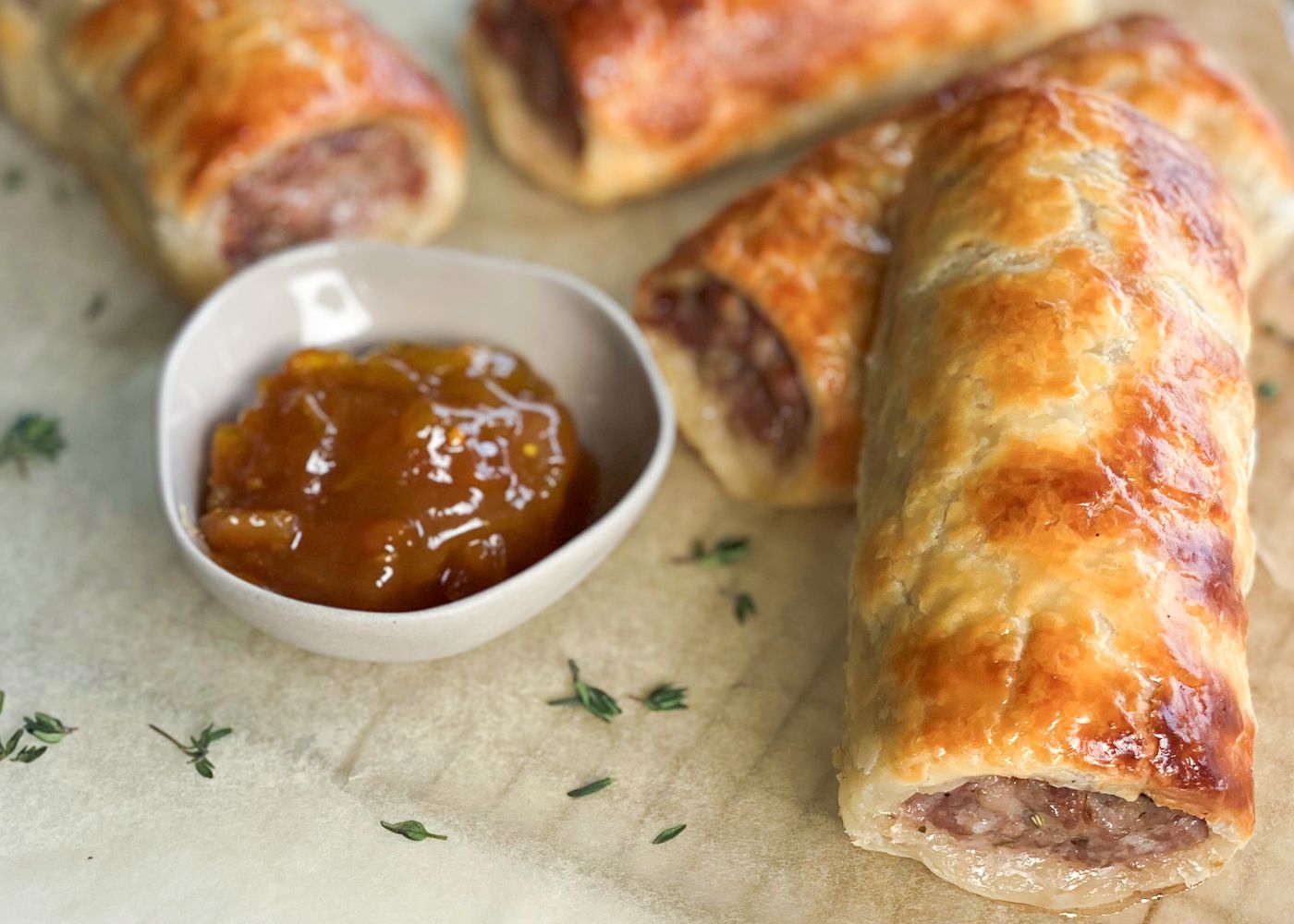 Italian pork sausage rolls 4 pack