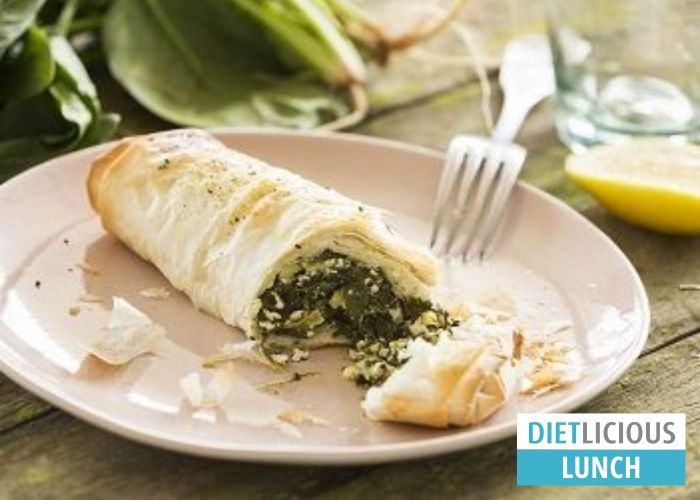 Spinach filo