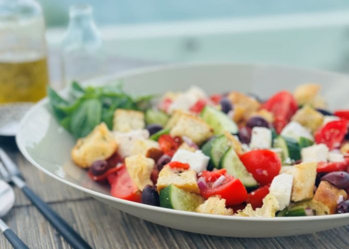 Greek Salad - add you own greens - serves 6-8